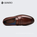 High Quality Handmade Casual Slip On Formal Loafers Leather Office Shoes For Men